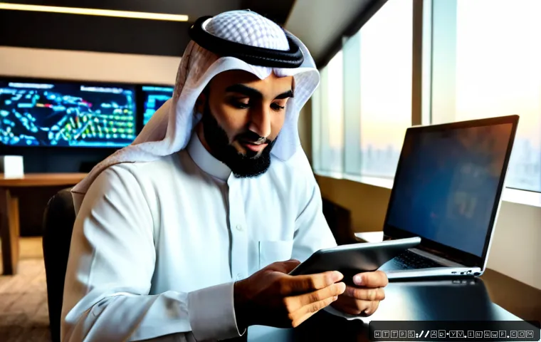 사례 연구  암호화 프로토콜의 글로벌 표준 - Photorealistic global cryptocurrency protocol case study scene, Arab cybersecurity professional in m...